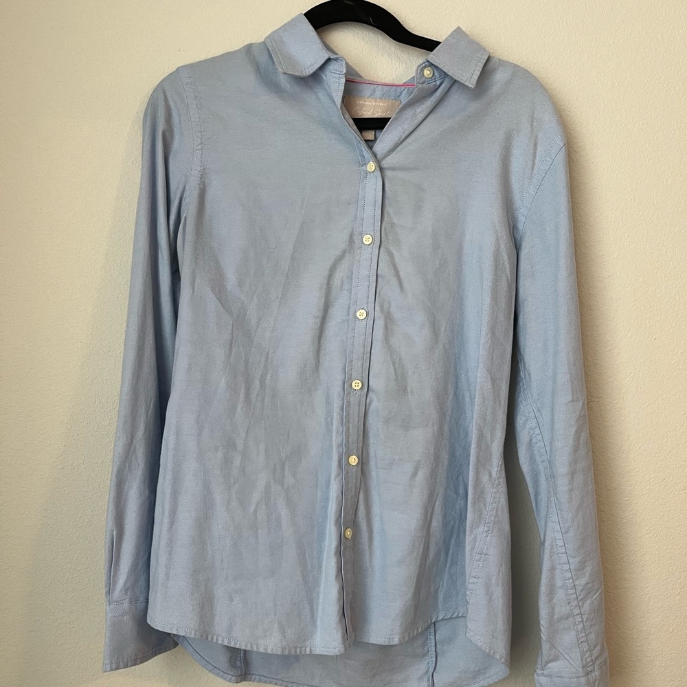 Banana Republic Blue Button-down top